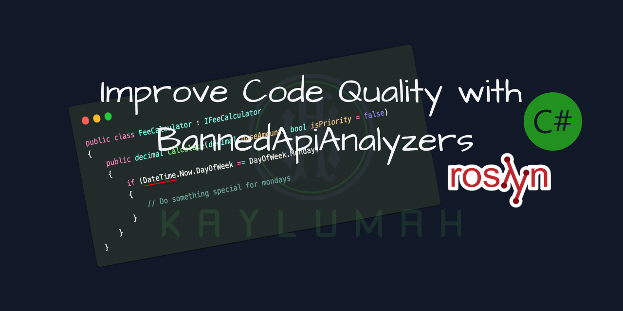 cover for Improve Code Quality with Banned Symbol Analyzers