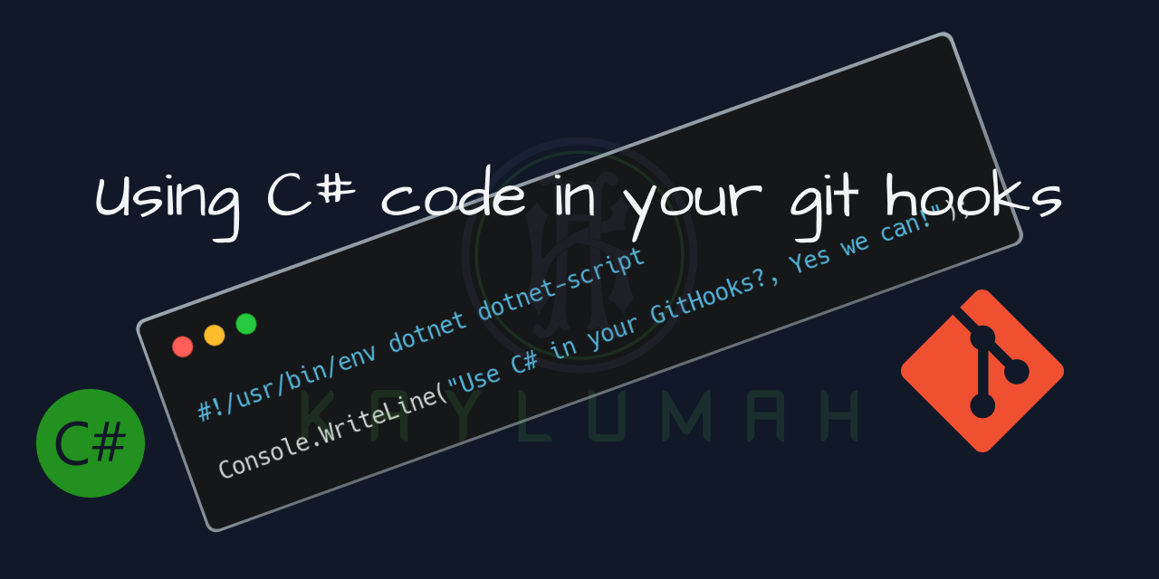 cover for Using C# code in your git hooks